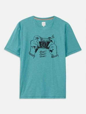 T-shirt z nadrukiem Paul Smith