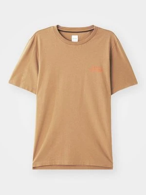 T-shirt z nadrukiem Paul Smith beżowy
