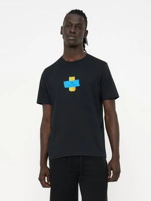 T-shirt z nadrukiem Paul Smith czarny
