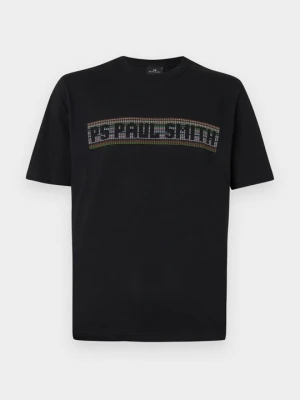 T-shirt z nadrukiem Paul Smith czarny