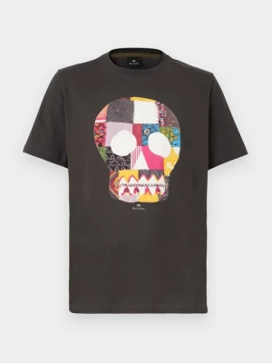 T-shirt z nadrukiem Paul Smith czarny