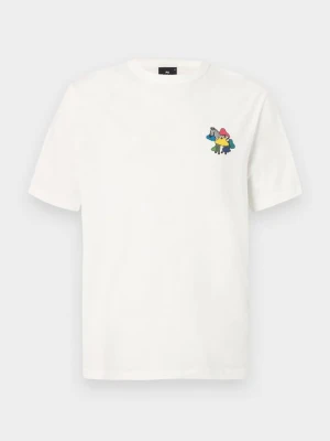 T-shirt z nadrukiem Paul Smith mleczny