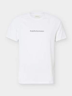 T-shirt z nadrukiem Peak Performance biały
