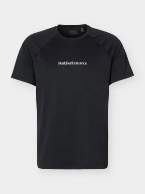 T-shirt z nadrukiem Peak Performance czarny