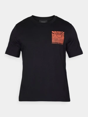 T-shirt z nadrukiem Peak Performance czarny