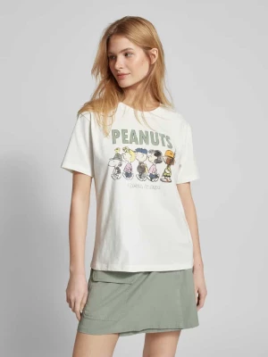 T-shirt z nadrukiem Peanuts® Jake*s Casual