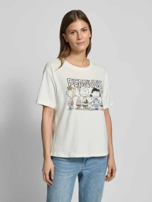 T-shirt z nadrukiem Peanuts® Jake*s Casual