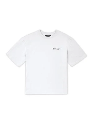 T-shirt z nadrukiem Pegador biały
