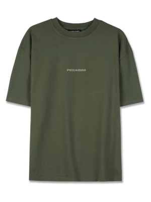 T-shirt z nadrukiem Pegador beżowy