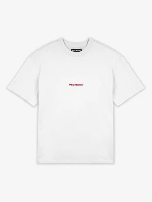T-shirt z nadrukiem Pegador biały