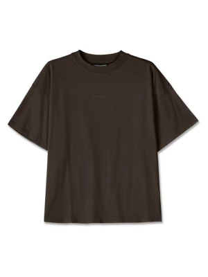 T-shirt z nadrukiem Pegador brązowy