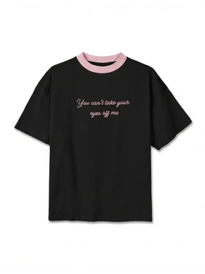T-shirt z nadrukiem Pegador czarny