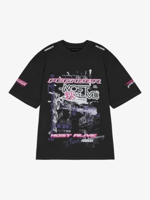 T-shirt z nadrukiem Pegador czarny