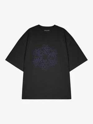 T-shirt z nadrukiem Pegador czarny