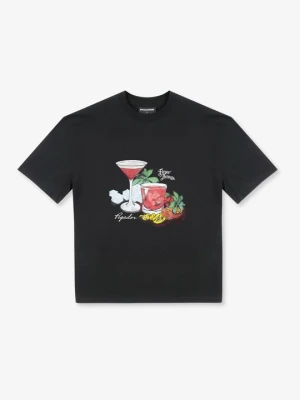 T-shirt z nadrukiem Pegador czarny