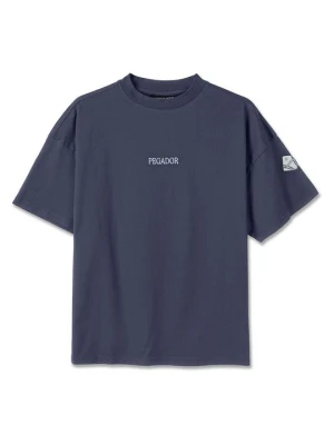 T-shirt z nadrukiem Pegador granatowy