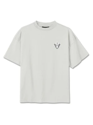 T-shirt z nadrukiem Pegador jasnoszary