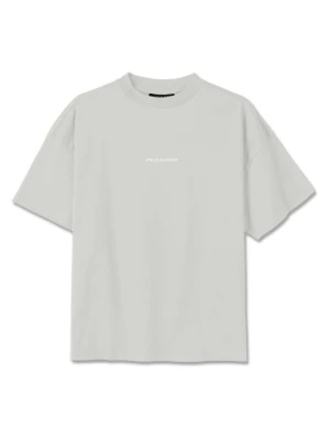 T-shirt z nadrukiem Pegador jasnoszary