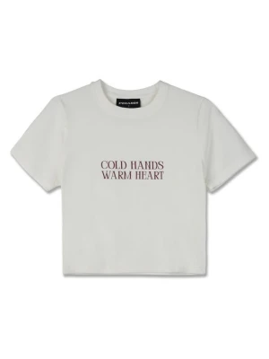 T-shirt z nadrukiem Pegador mleczny