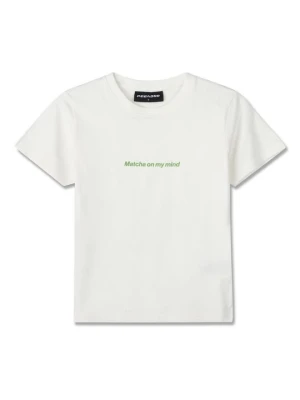 T-shirt z nadrukiem Pegador mleczny