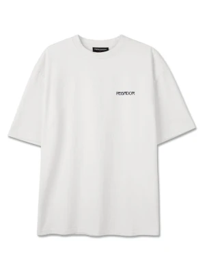 T-shirt z nadrukiem Pegador mleczny