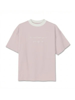 T-shirt z nadrukiem Pegador różowy