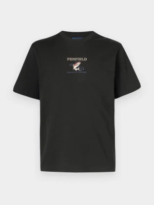 T-shirt z nadrukiem Penfield czarny