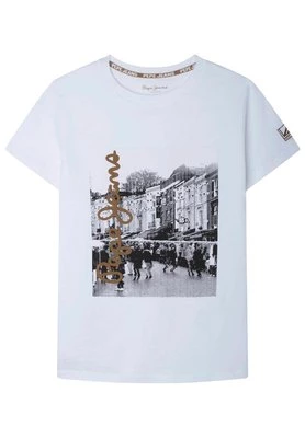 T-shirt z nadrukiem Pepe Jeans