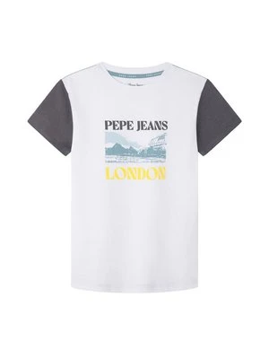 T-shirt z nadrukiem Pepe Jeans