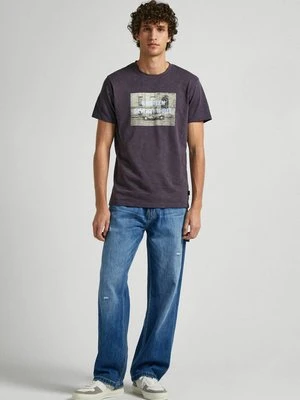 T-shirt z nadrukiem Pepe Jeans