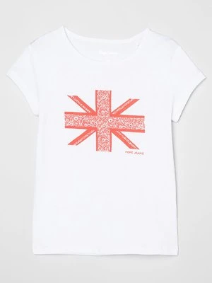 T-shirt z nadrukiem Pepe Jeans