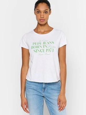 T-shirt z nadrukiem Pepe Jeans