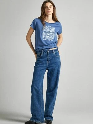 T-shirt z nadrukiem Pepe Jeans