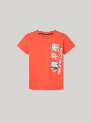 T-shirt z nadrukiem Pepe Jeans