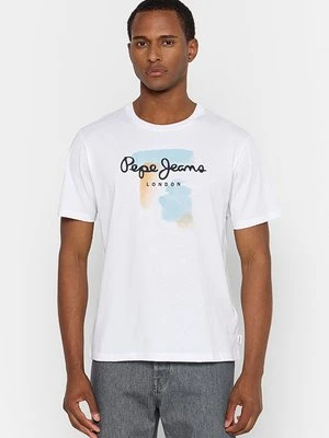 T-shirt z nadrukiem Pepe Jeans