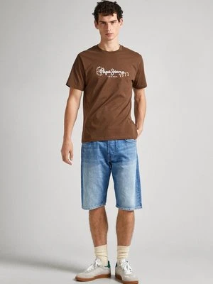 T-shirt z nadrukiem Pepe Jeans