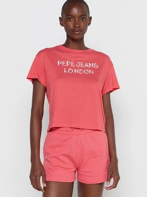 T-shirt z nadrukiem Pepe Jeans