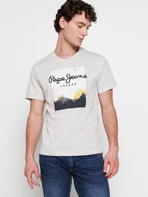 T-shirt z nadrukiem Pepe Jeans