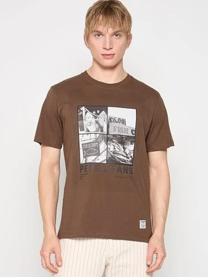 T-shirt z nadrukiem Pepe Jeans