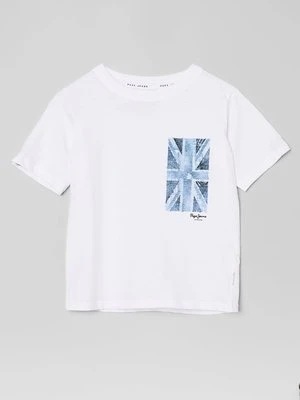 T-shirt z nadrukiem Pepe Jeans