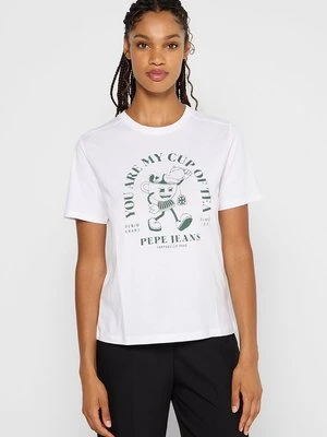 T-shirt z nadrukiem Pepe Jeans