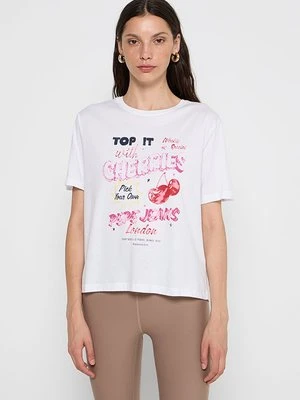 T-shirt z nadrukiem Pepe Jeans