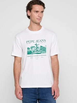 T-shirt z nadrukiem Pepe Jeans
