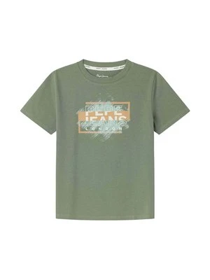 T-shirt z nadrukiem Pepe Jeans