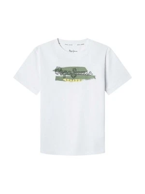 T-shirt z nadrukiem Pepe Jeans