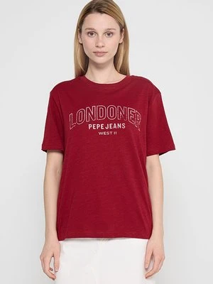 T-shirt z nadrukiem Pepe Jeans