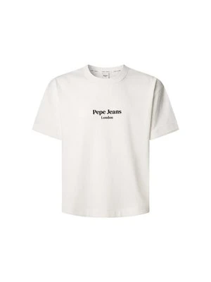 T-shirt z nadrukiem Pepe Jeans