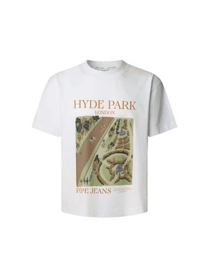 T-shirt z nadrukiem Pepe Jeans