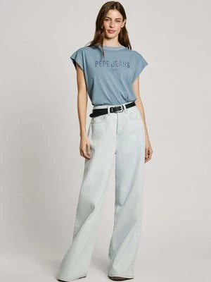 T-shirt z nadrukiem Pepe Jeans