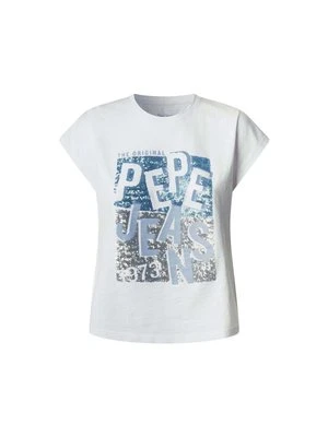 T-shirt z nadrukiem Pepe Jeans